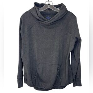 The Normal Brand Women’s Puremeso Hoodie dark gray - Small